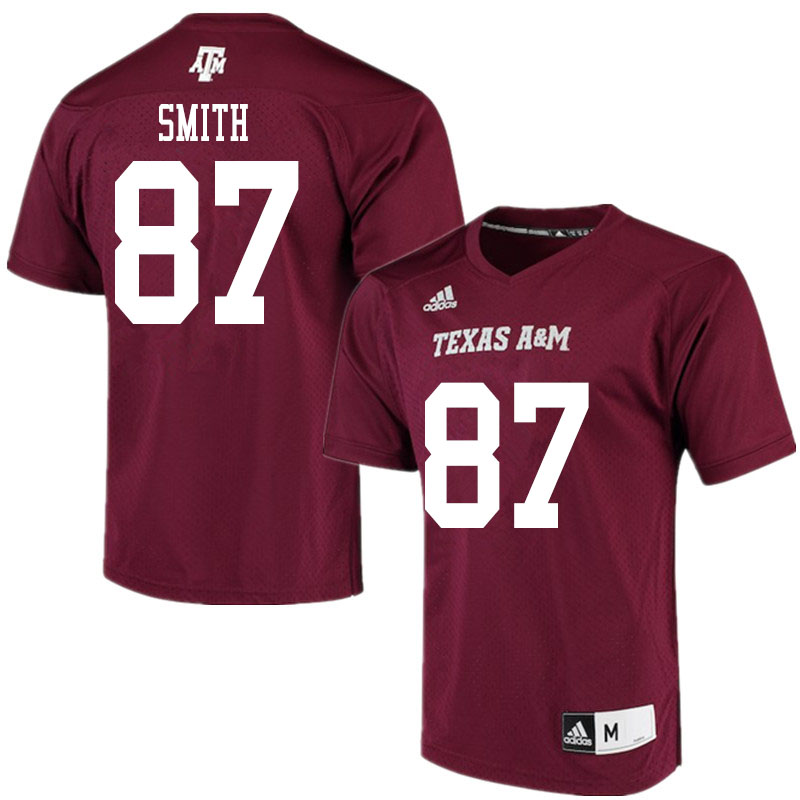 Men #87 Blake Smith Texas A&M Aggies College Football Jerseys Sale-Alternate - Click Image to Close
